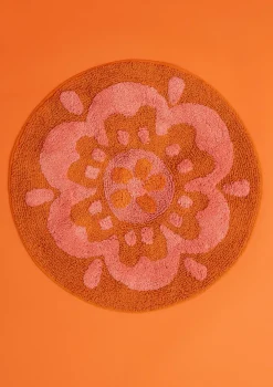 Gudrun Sjödén Teppiche|Bad-Accessoires>Badteppich „Stars“ aus Bio-Baumwolle Vogelbeere