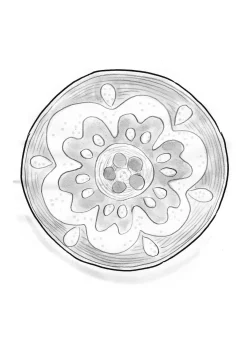 Gudrun Sjödén Teppiche|Bad-Accessoires>Badteppich „Stars“ aus Bio-Baumwolle Vogelbeere