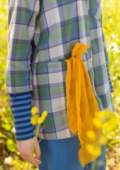 Gudrun Sjödén Blusen>Bluse „Skagen“ aus Bio-Baumwollgewebe Meeresgrün