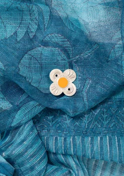 Gudrun Sjödén Accessoires|Schmuck>Brosche „Flower“ aus Silber