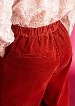 Gudrun Sjödén Hosen>Cordhose aus Bio-Baumwolle/Elasthan Rost