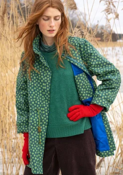 Gudrun Sjödén Accessoires>Fingerhandschuhe aus Lammwolle Tomate-melange