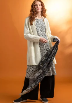 Gudrun Sjödén Jacken & Mäntel|Strickjacken>Gestrickter Blazer aus gefilzter Bio-Wolle Ungefärbt