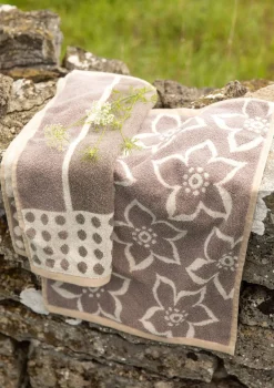 Gudrun Sjödén Frottee|Bad-Accessoires>Gästehandtuch „Flow“ aus Bio-Baumwolle (2er-Pack) Kalkstein
