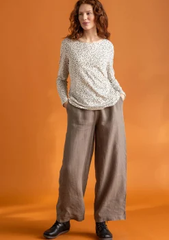 Gudrun Sjödén Hosen>Hose „Asta“ aus Leinengewebe Hellkartoffel
