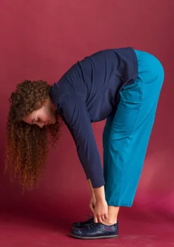 Gudrun Sjödén Hosen>Jerseyhose aus Bio-Baumwolle/Elasthan Hellpetrol