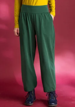 Gudrun Sjödén Hosen>Jerseyhose aus Bio-Baumwolle/Elasthan Dunkelgrün