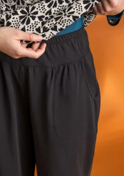 Gudrun Sjödén Hosen>Jerseyhose aus Bio-Baumwolle/Elasthan Schwarz