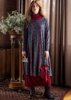 Gudrun Sjödén Kleider>Jerseykleid „Dagny“ aus Lyocell/Elasthan Indigogrün