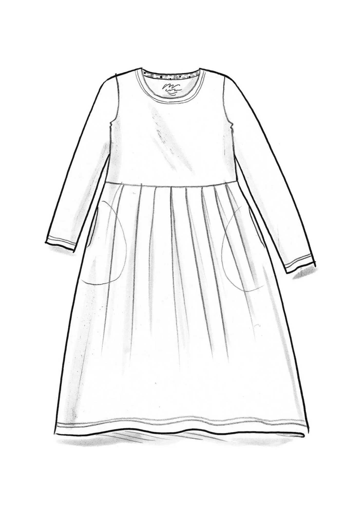 Gudrun Sjödén Kleider>Jerseykleid „Helga“ aus Lyocell/Elasthan Schwarz