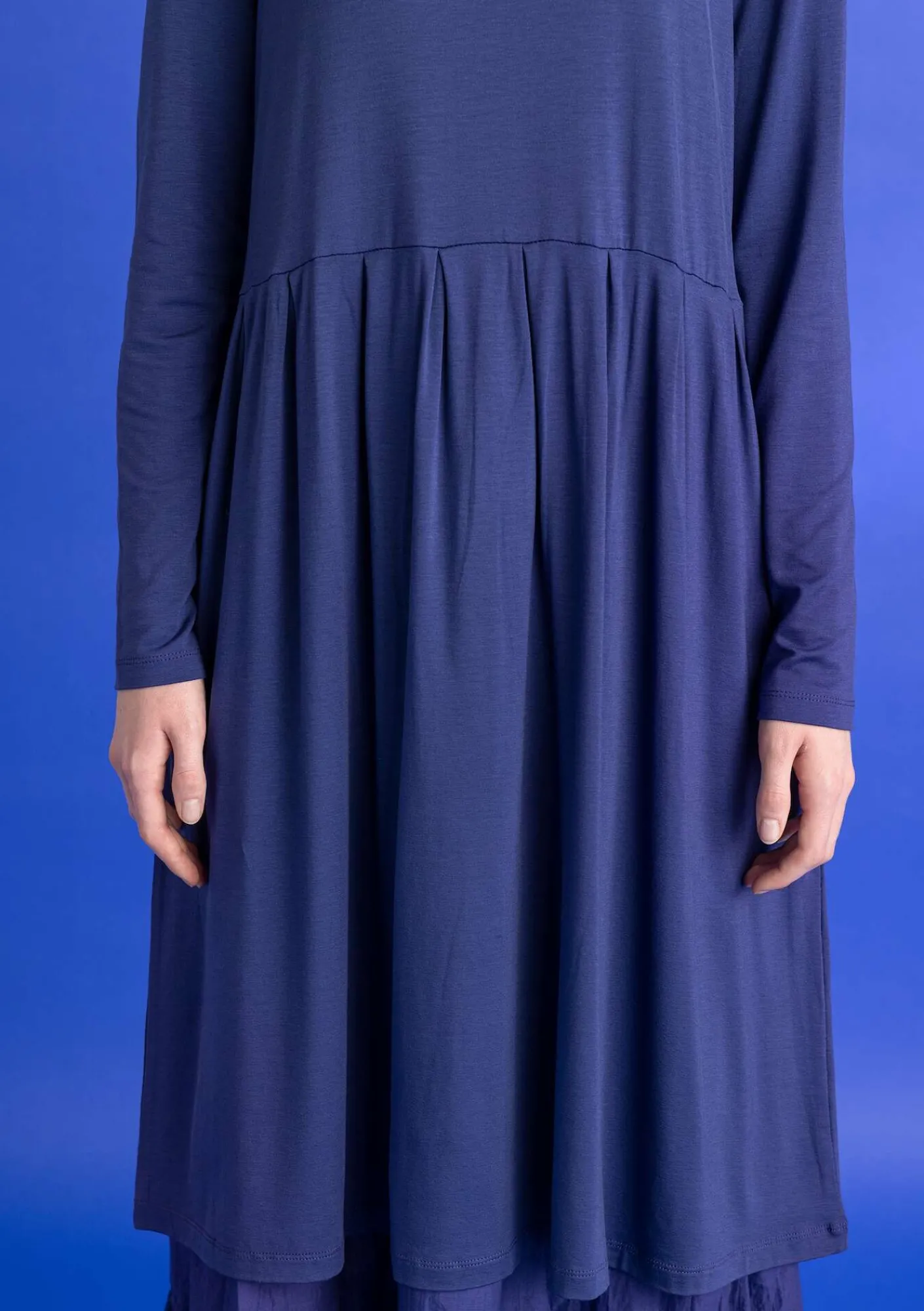 Gudrun Sjödén Kleider>Jerseykleid „Helga“ aus Lyocell/Elasthan Veilchen