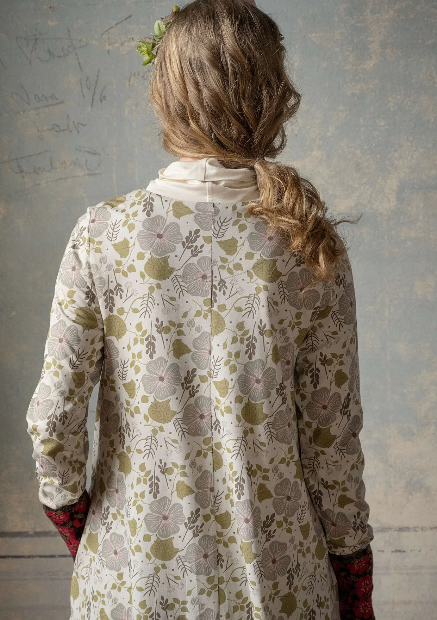 Gudrun Sjödén Kleider>Jerseykleid „Höstanemone“ aus Bio-Baumwolle/Modal Natur