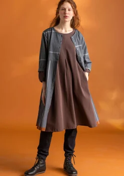 Gudrun Sjödén Leggings>Jerseyleggings aus Bio-Baumwollripp Schwarz