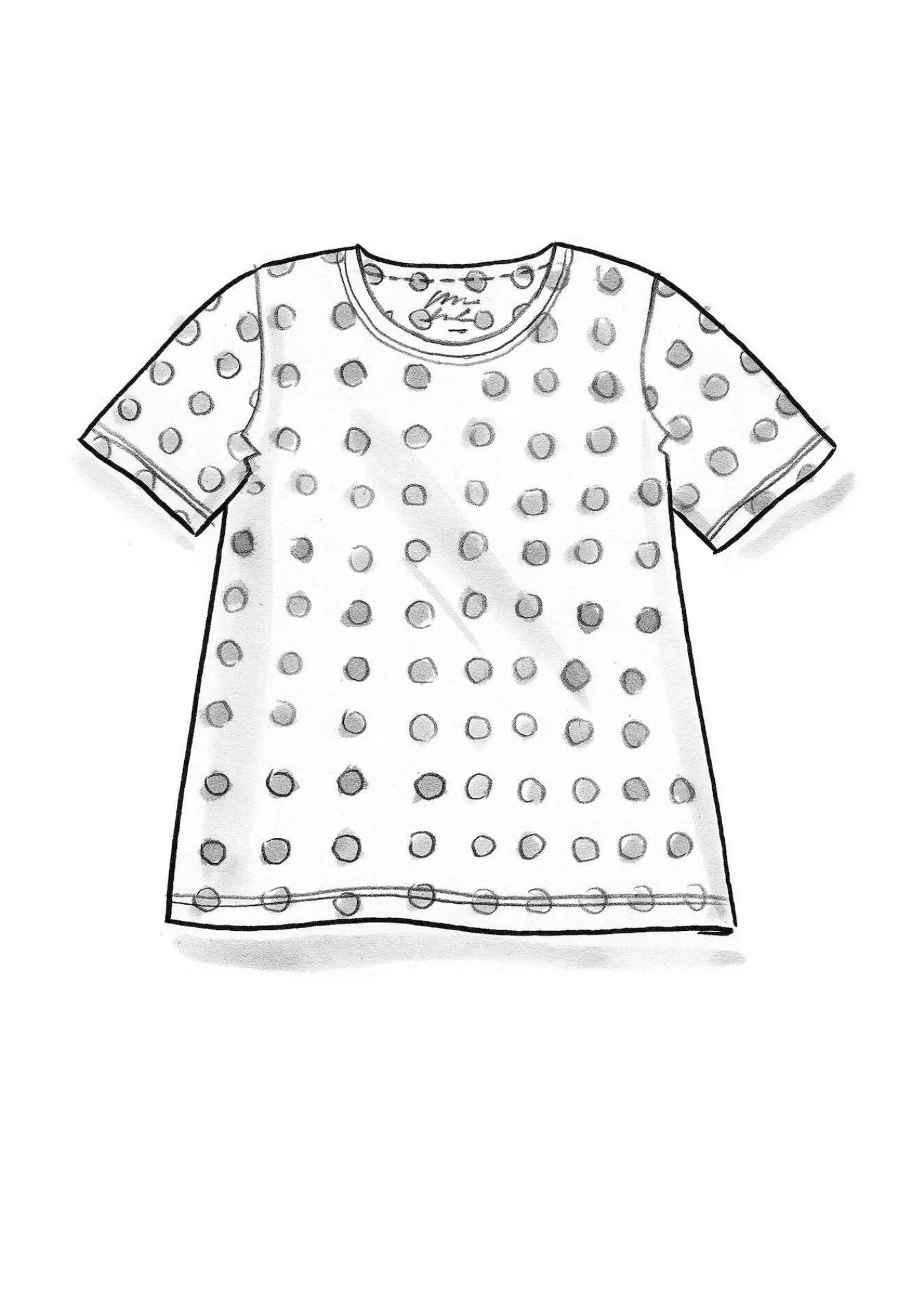 Gudrun Sjödén Pullover & Shirts>Jerseyshirt „Tyra“ aus Bio-Baumwolle/Modal Malachit-gemustert