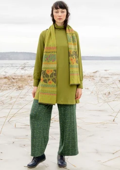 Gudrun Sjödén Tuniken>Jerseytunika aus Bio-Baumwolle/Modal/Elasthan Moosgrün