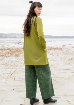 Gudrun Sjödén Tuniken>Jerseytunika aus Bio-Baumwolle/Modal/Elasthan Moosgrün