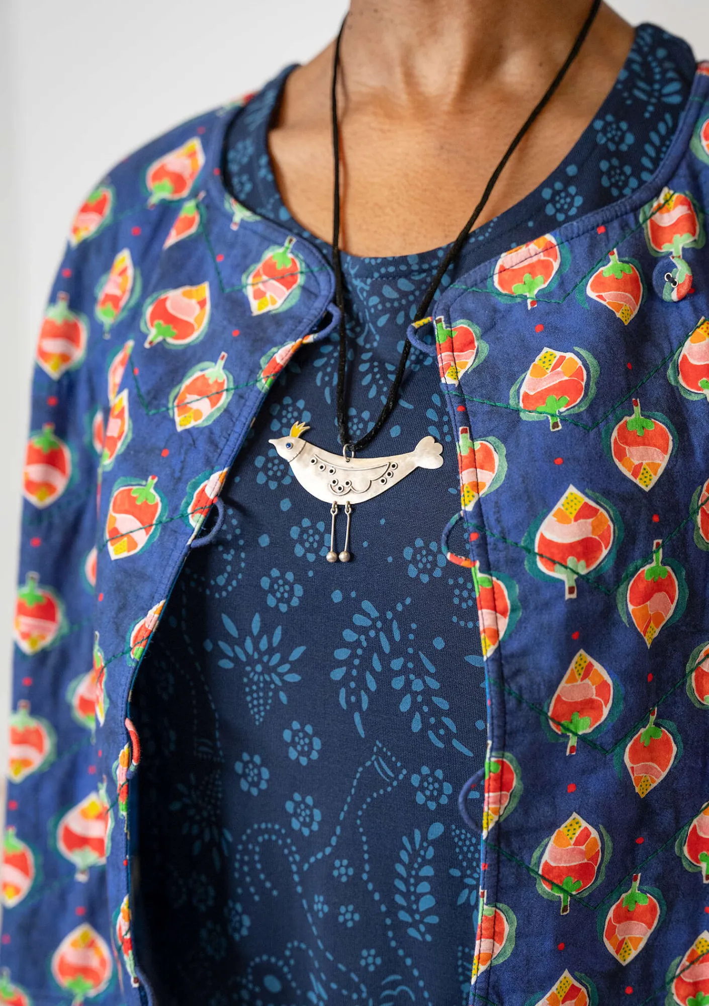 Gudrun Sjödén Accessoires|Schmuck>Kettenanhänger „Bird“ aus Silber