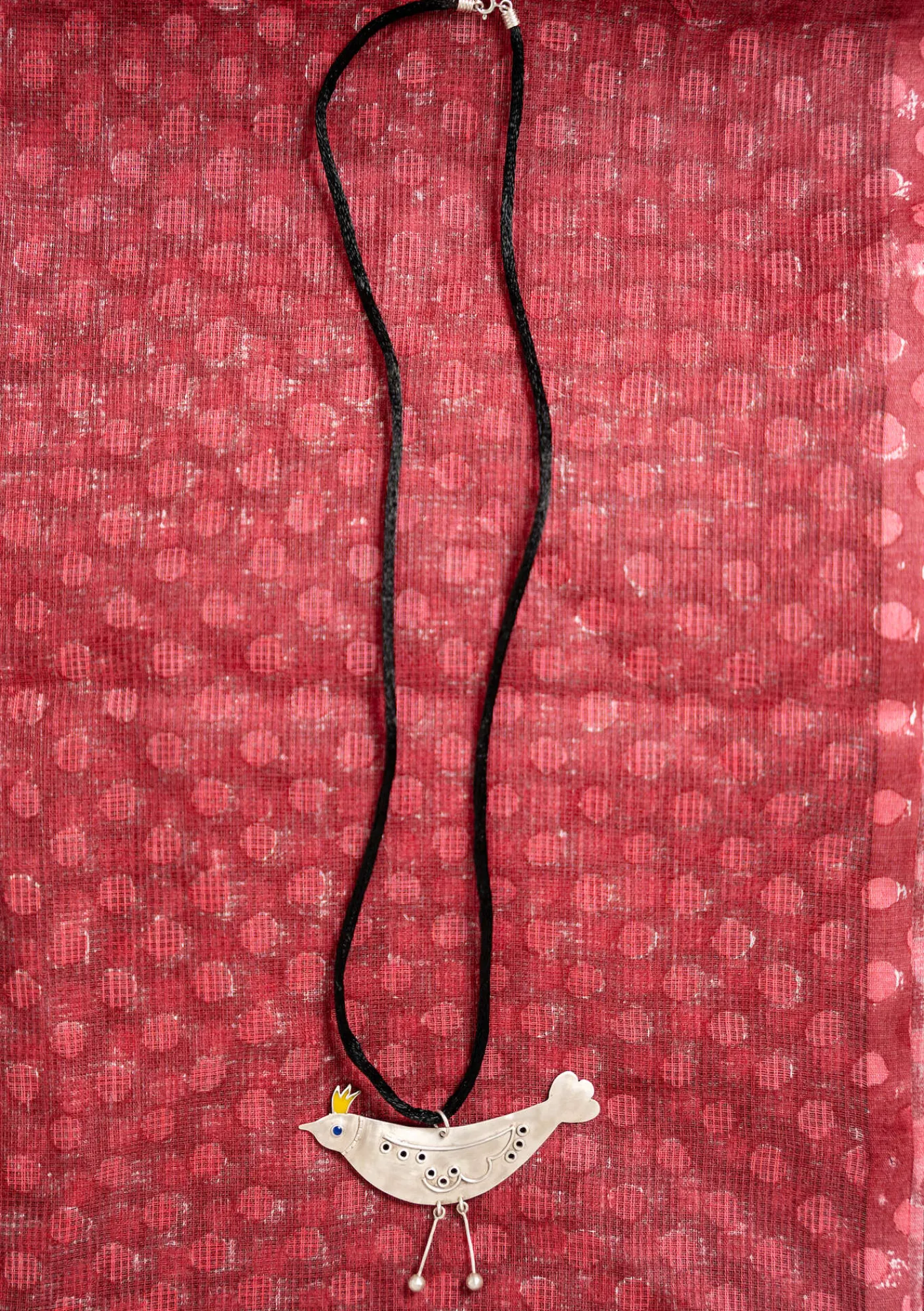 Gudrun Sjödén Accessoires|Schmuck>Kettenanhänger „Bird“ aus Silber