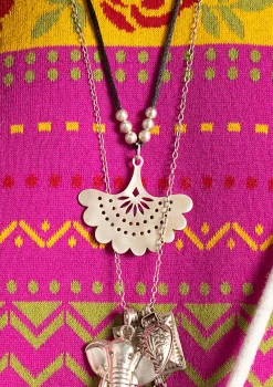 Gudrun Sjödén Schmuck>Kettenanhänger „Kristina“ aus Silber