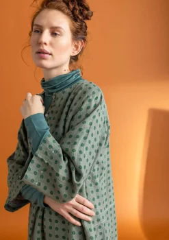 Gudrun Sjödén Kleider>Kleid „Asta“ aus Leinengewebe Hopper-gemustert