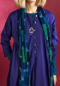 Gudrun Sjödén Kleider>Kleid „Hedda“ aus Bio-Baumwollgewebe Veilchen