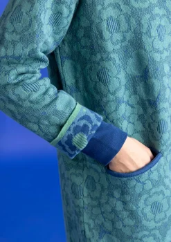 Gudrun Sjödén Strickjacken>Langstrickjacke „Astrid“ aus Bio-/Recycling-Baumwolle Wermutkraut