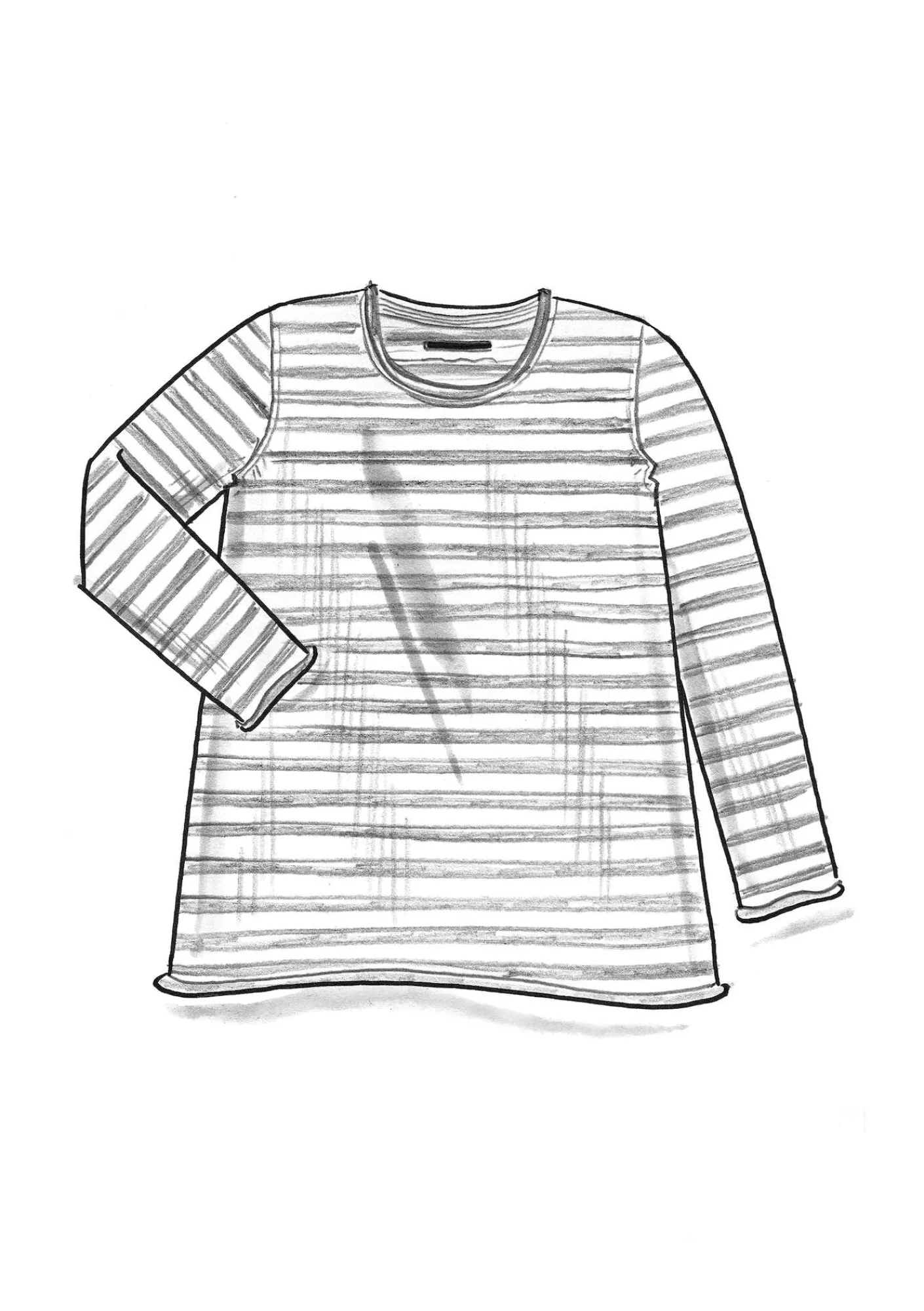 Gudrun Sjödén Pullover & Shirts>Lieblingspullover aus Bio-Baumwolle Rost-dunkellilie