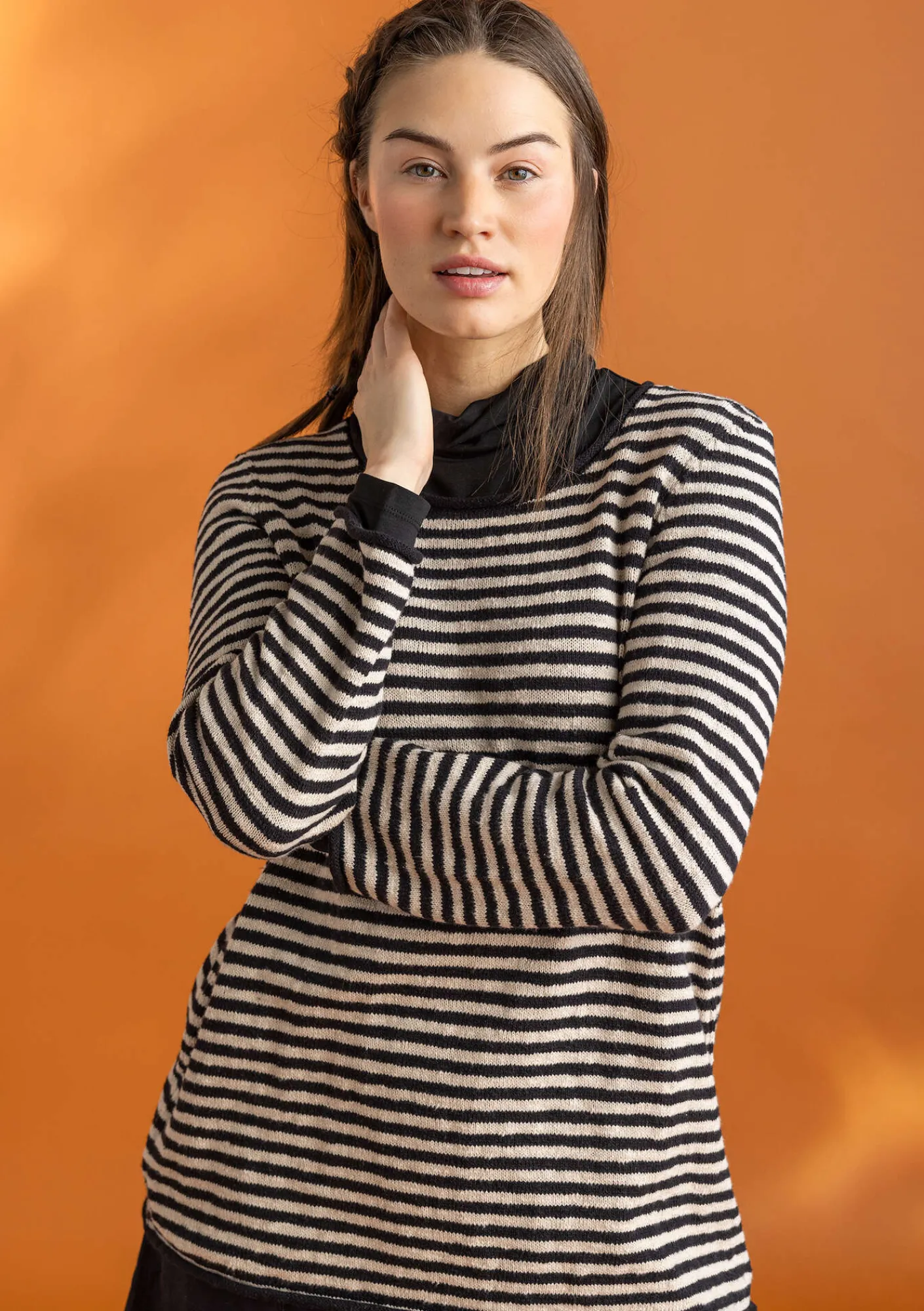 Gudrun Sjödén Pullover & Shirts>Lieblingspullover aus Bio-Baumwolle Schwarz-natur