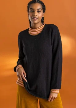 Gudrun Sjödén Pullover & Shirts>Lieblingspullover aus Bio-Baumwolle Schwarz