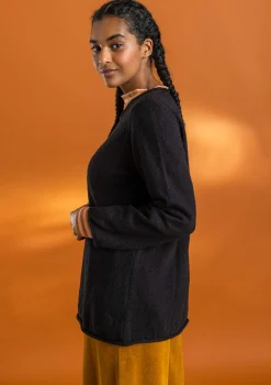 Gudrun Sjödén Pullover & Shirts>Lieblingspullover aus Bio-Baumwolle Schwarz