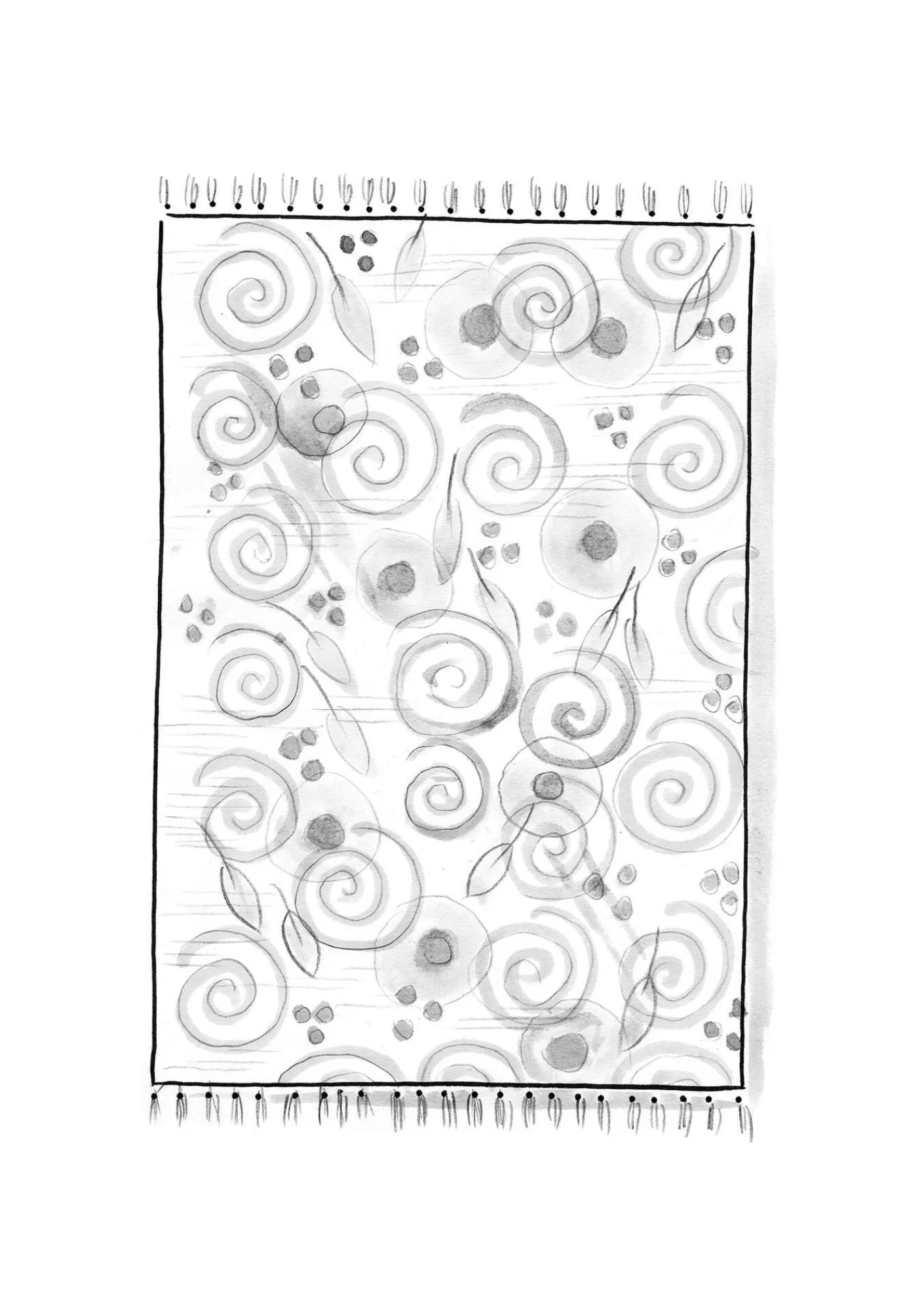 Gudrun Sjödén Schlafzimmer Deko|Heimtextilien>Plaid „Cumulus“ aus Bio-Baumwolle Hellsand