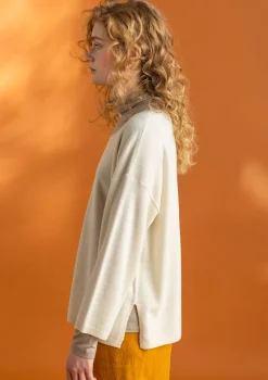 Gudrun Sjödén Pullover & Shirts>Pullover aus Bio-Wolle Ungefärbt