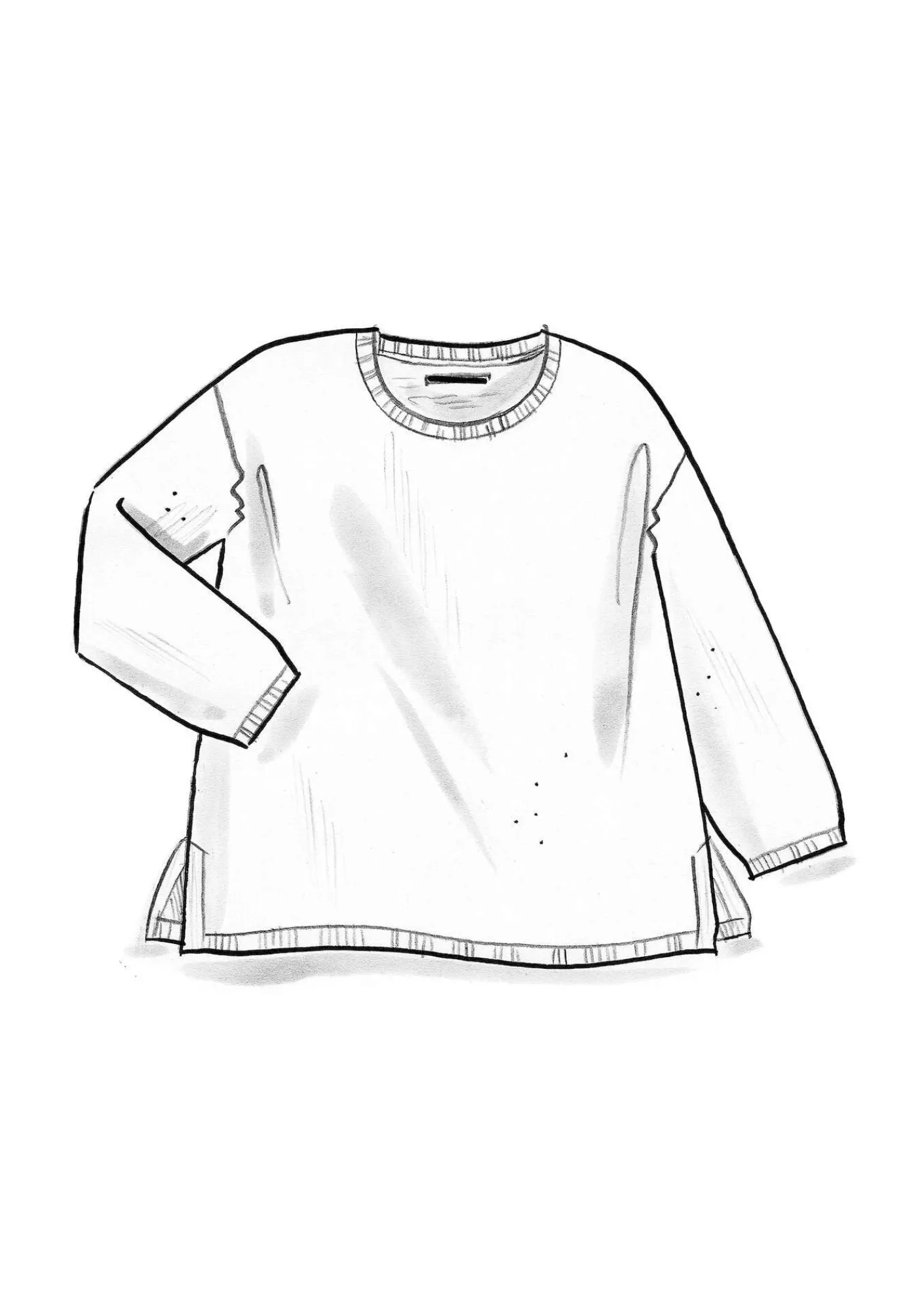 Gudrun Sjödén Pullover & Shirts>Pullover aus Bio-Wolle Malachit