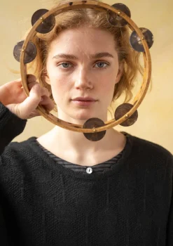 Gudrun Sjödén Pullover & Shirts>Pullover „Vega“ aus Lammwolle Schwarz