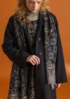 Gudrun Sjödén Accessoires>Schal „Astrid“ aus Wolle Schwarz