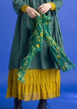 Gudrun Sjödén Accessoires|Schals Und Tücher>Schal „Hedda“ aus Bio-Baumwolle Malachit