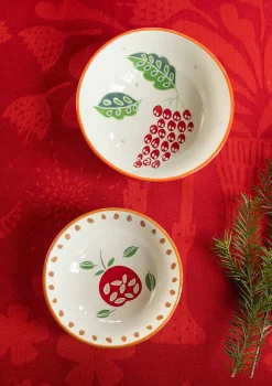 Gudrun Sjödén Geschirr|Küche & Esszimmer>Schale „Fruits“ aus Keramik, 2er-Set Tomate