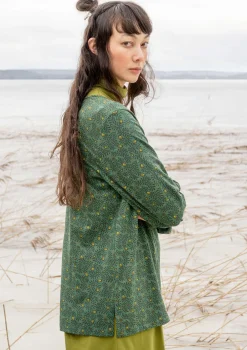 Gudrun Sjödén Pullover & Shirts>Shirt „Aurora“ aus Bio-Baumwolle/Modal/Elasthan Pfauengrün