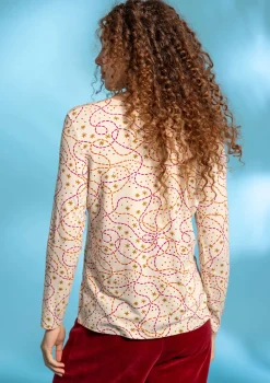 Gudrun Sjödén Pullover & Shirts>Shirt „Aurora“ aus Micromodal/Elasthan Auster