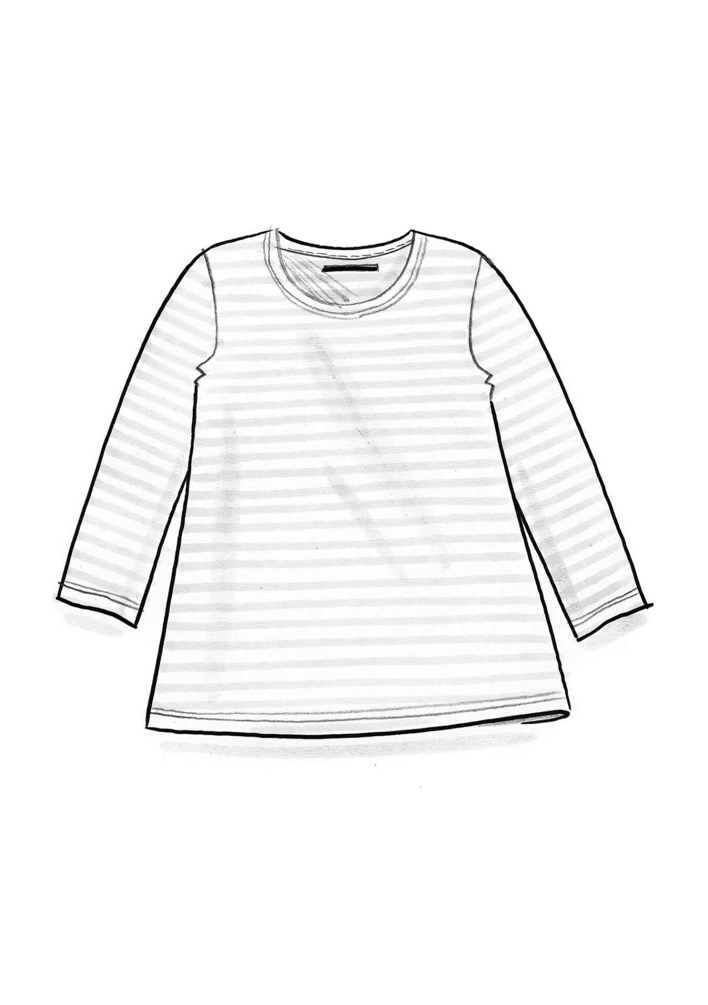 Gudrun Sjödén Pullover & Shirts>Shirt „Mika“ aus Bio-Baumwolle/Modal Schwarz-feder