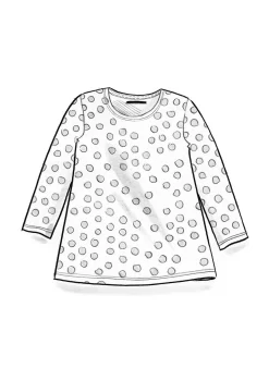 Gudrun Sjödén Pullover & Shirts>Shirt „Mika“ aus Bio-Baumwolle/Modal Hellorientgrün-basilikum