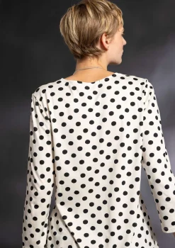 Gudrun Sjödén Pullover & Shirts>Shirt „Mix“ aus Bio-Baumwolle/Modal Vanille