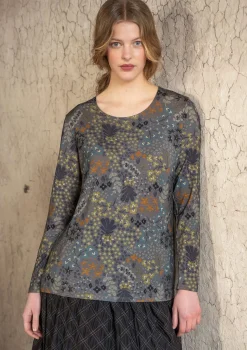 Gudrun Sjödén Pullover & Shirts>Shirt „Ylfa“ aus Lyocell/Elasthan Grafit