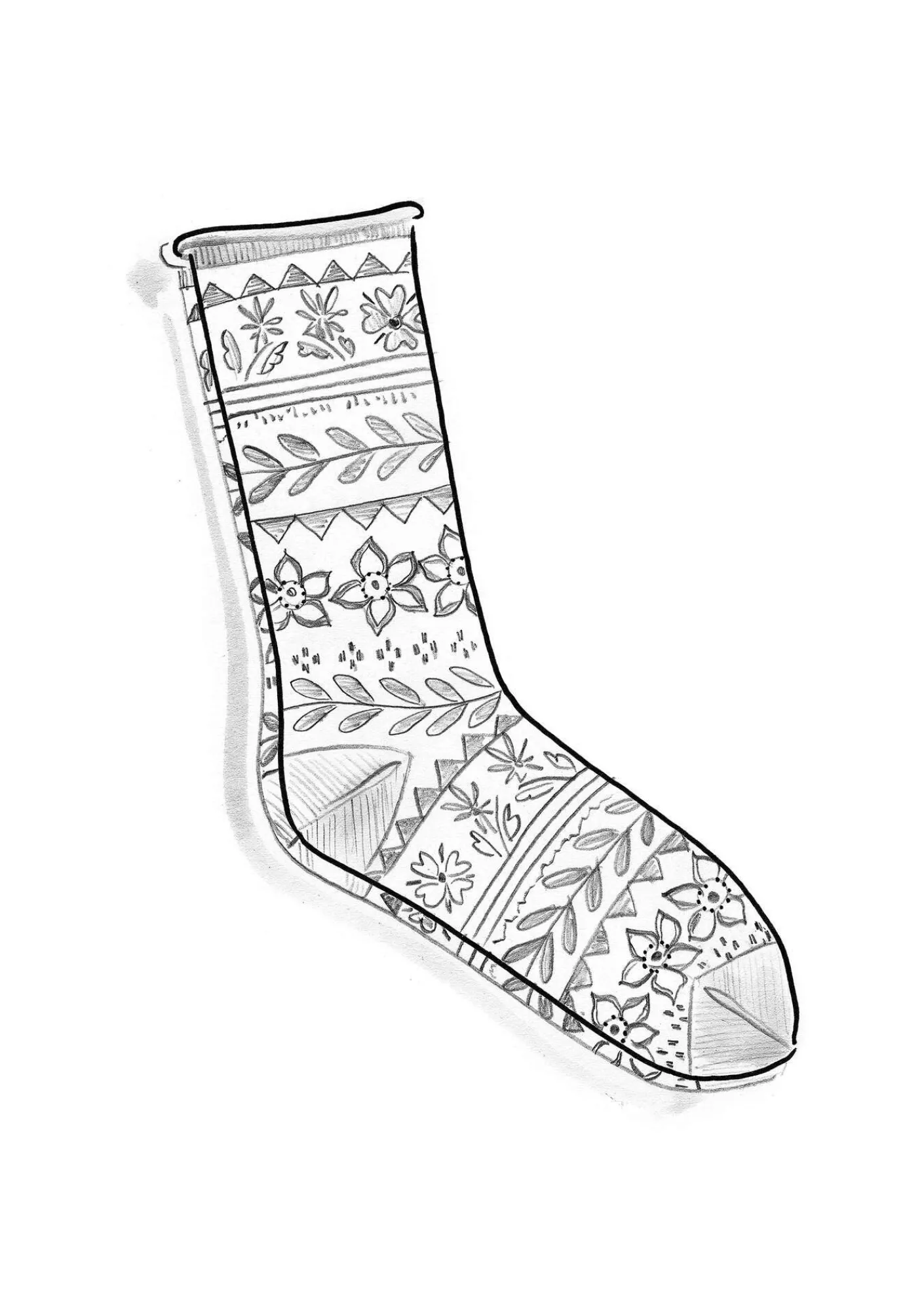 Gudrun Sjödén Accessoires>Socken „Twinkle“ aus Wollfrottee Schwarz