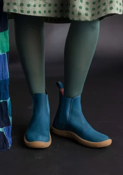 Gudrun Sjödén Schuhe>Stiefeletten aus Nubukleder Petrol