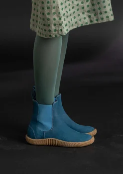 Gudrun Sjödén Schuhe>Stiefeletten aus Nubukleder Petrol