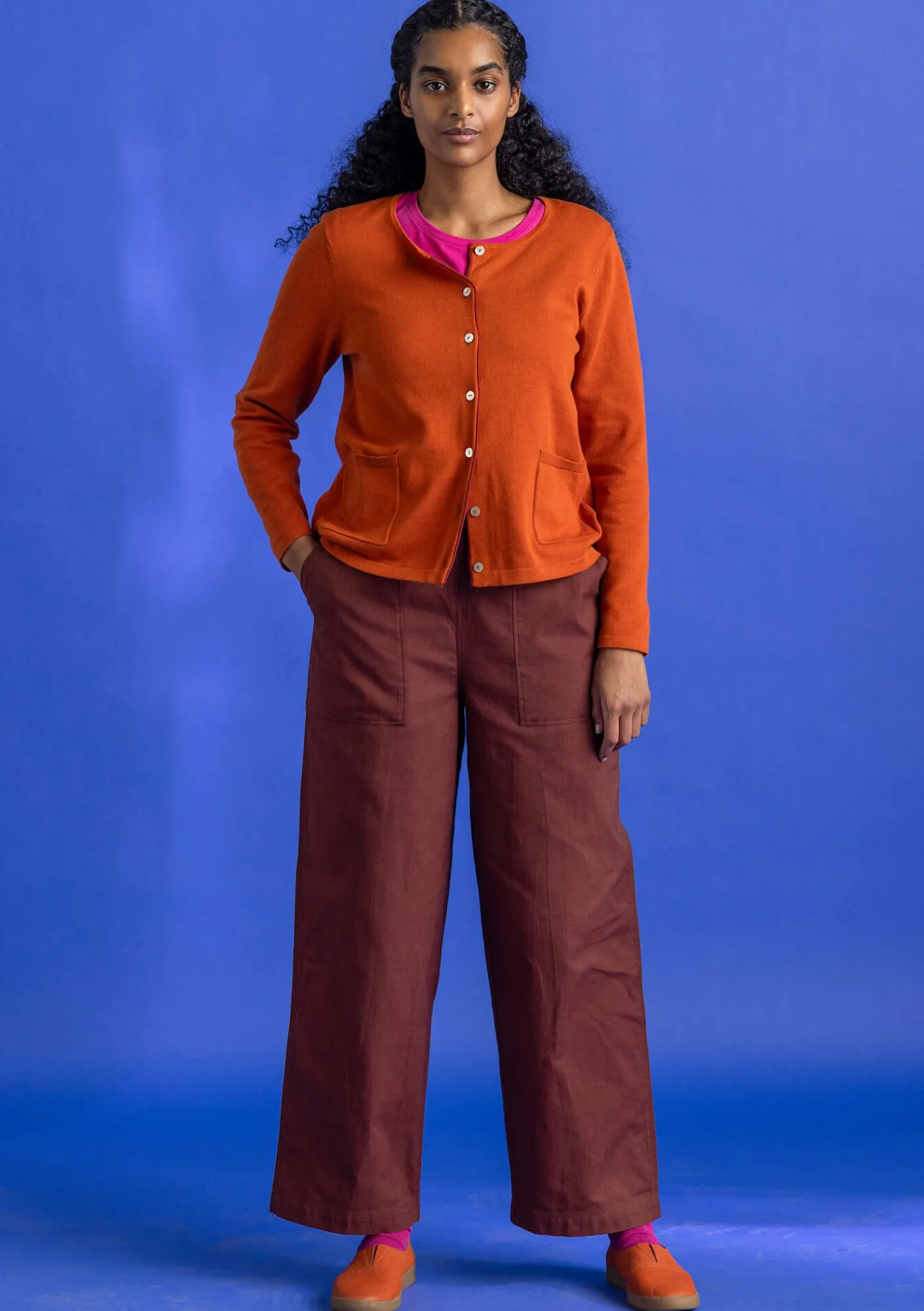 Gudrun Sjödén Strickjacken>Strickjacke aus Bio-/Recycling-Baumwolle Henna