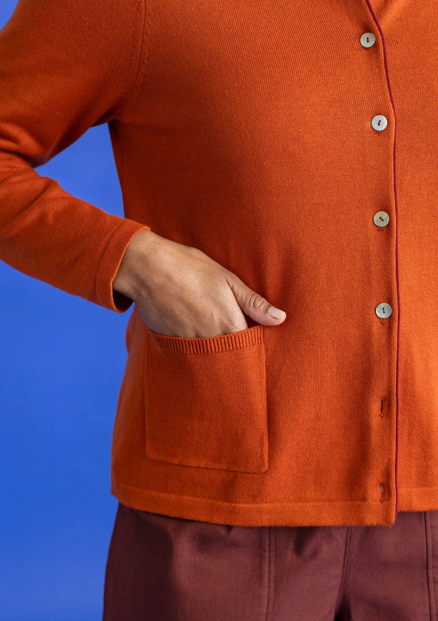 Gudrun Sjödén Strickjacken>Strickjacke aus Bio-/Recycling-Baumwolle Henna