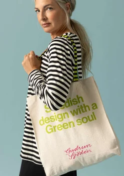 Gudrun Sjödén Taschen>Tasche aus Bio-Baumwolle Ungefärbt