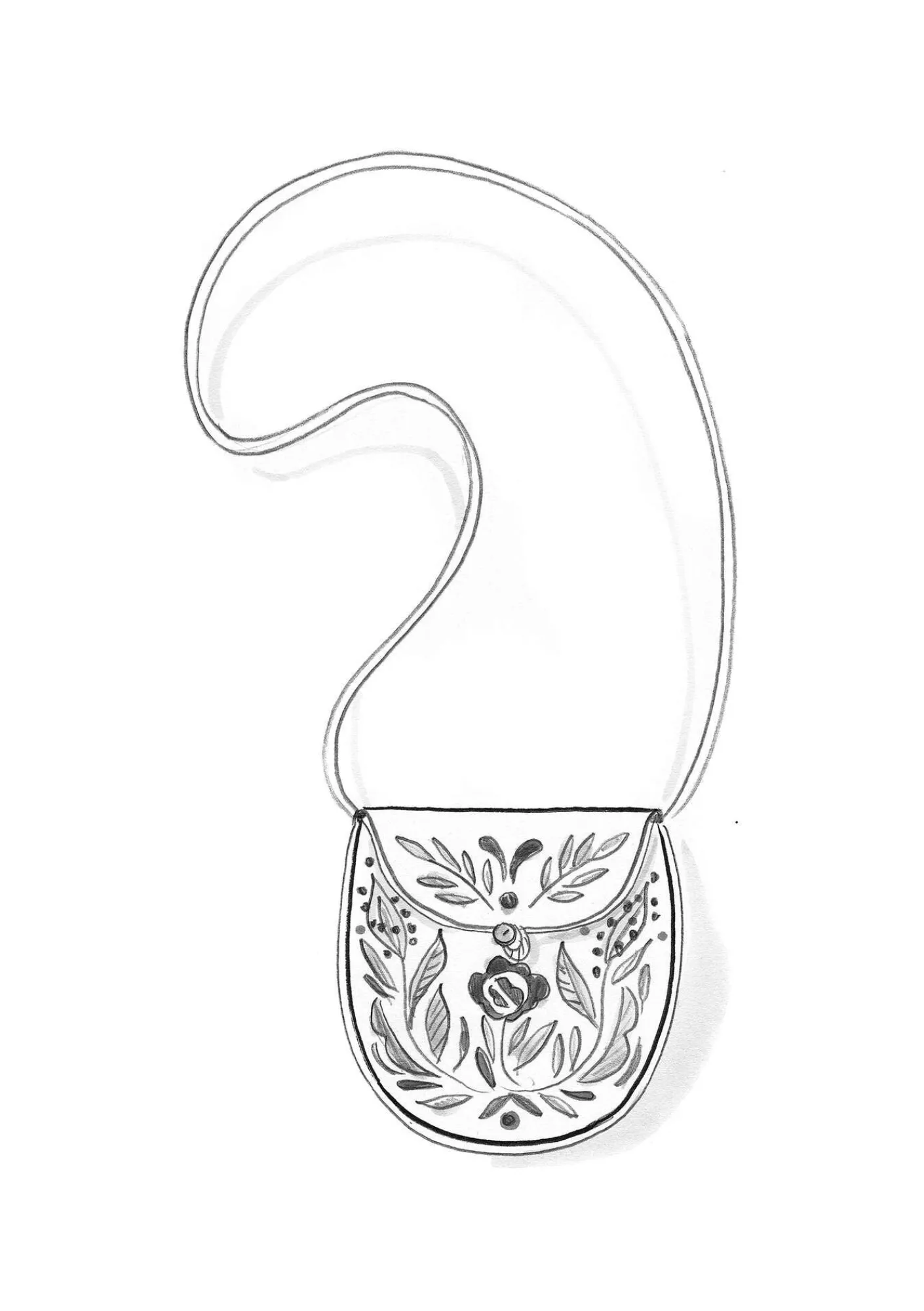 Gudrun Sjödén Taschen>Tasche „Tova“ aus Wolle Schwarz